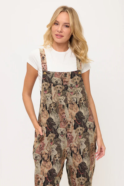 Dog Collage Overalls