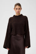 Idalia Ponch Pullover - Ganache Melange