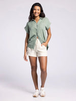 Ambrose Top - Palm Leaves