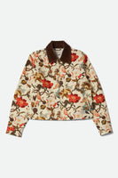Mechanics Garage Zip Jacket - Botanical Floral