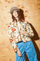 Mechanics Garage Zip Jacket - Botanical Floral