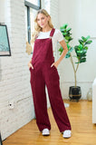Maroon Classic Cord Overalls
