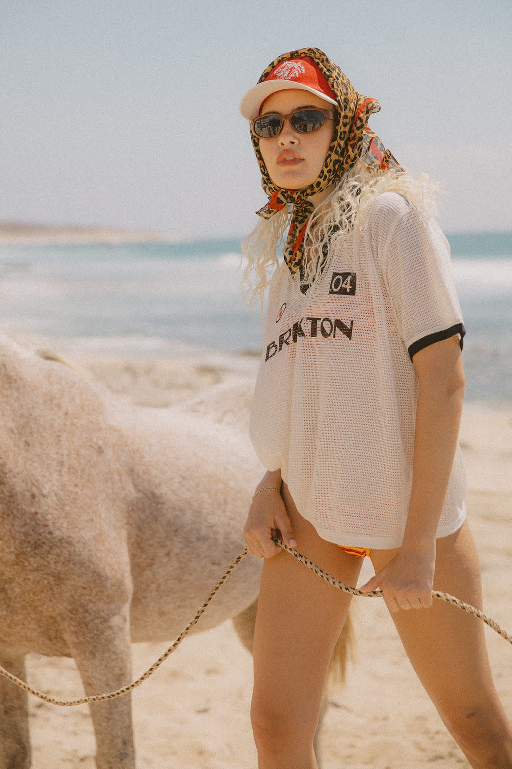 Round Up Adjustable Hat - Adrenaline Rush/White