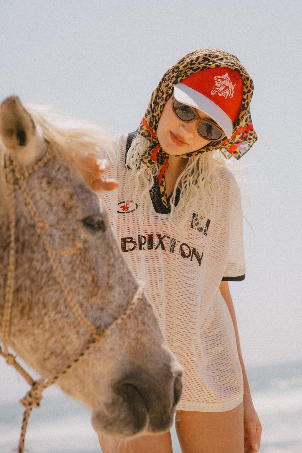 Round Up Adjustable Hat - Adrenaline Rush/White