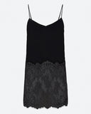 Elia Tank With Lace - Black