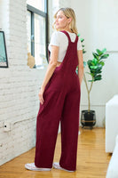 Maroon Classic Cord Overalls