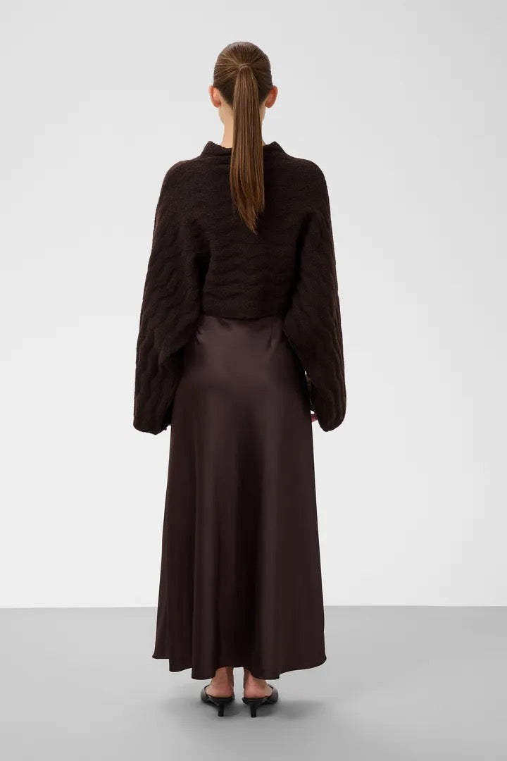 Idalia Ponch Pullover - Ganache Melange