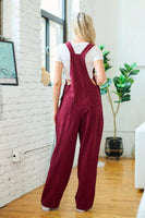Maroon Classic Cord Overalls