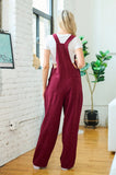 Maroon Classic Cord Overalls