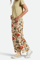 Margo Cropped 5 Pocket Pant - Botanical Floral