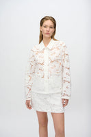 Selma Long Sleeve Lace Shirt - Coco Milk