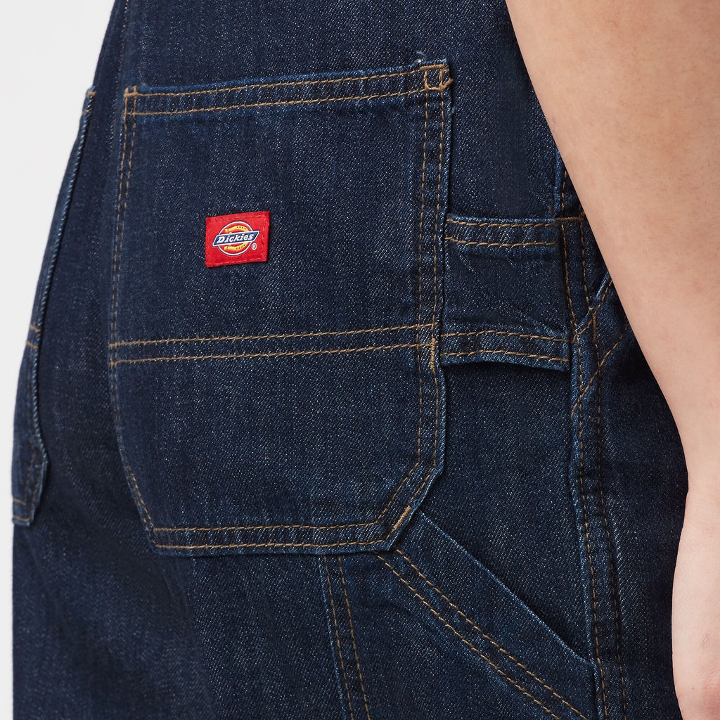Relaxed Fit Bib Overalls - Dark Indigo