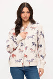 Multi Horse Bomber Jacket