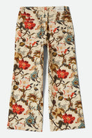 Margo Cropped 5 Pocket Pant - Botanical Floral