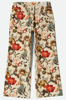 Margo Cropped 5 Pocket Pant - Botanical Floral