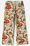 Margo Cropped 5 Pocket Pant - Botanical Floral