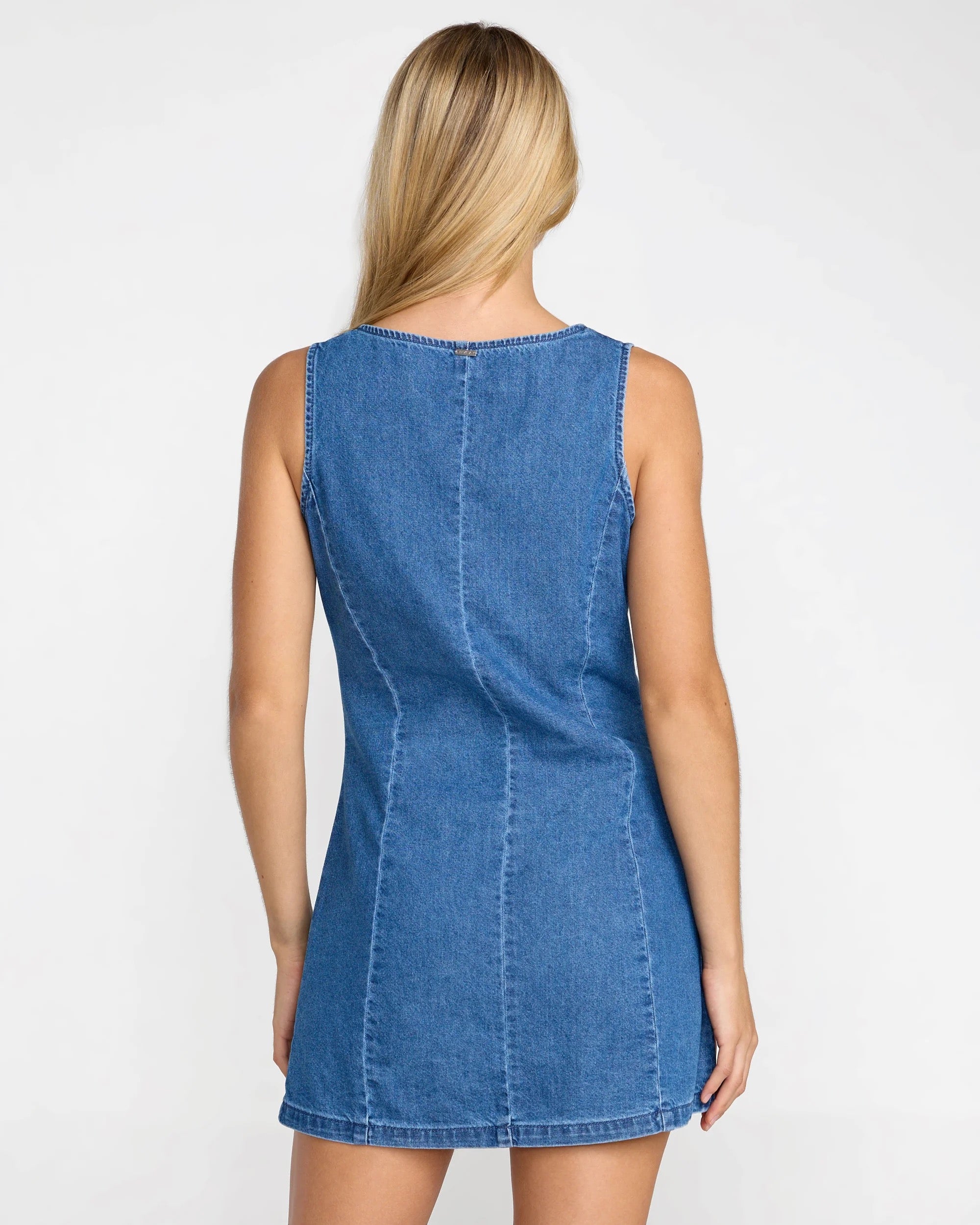 Lainey Mini Dress - Crystal Blue