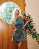Jessie Mini Dress - Dusty Blue