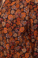 Fall Floral Cord Bomber Jacket