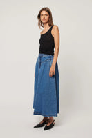 Leonie Skirt - Mid Vintage Blue