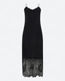 Elly Dress With Lace - Black