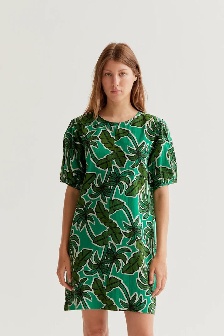 Palm Tree Short Dress