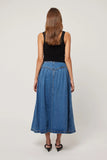 Leonie Skirt - Mid Vintage Blue