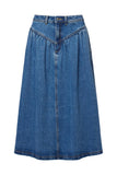 Leonie Skirt - Mid Vintage Blue