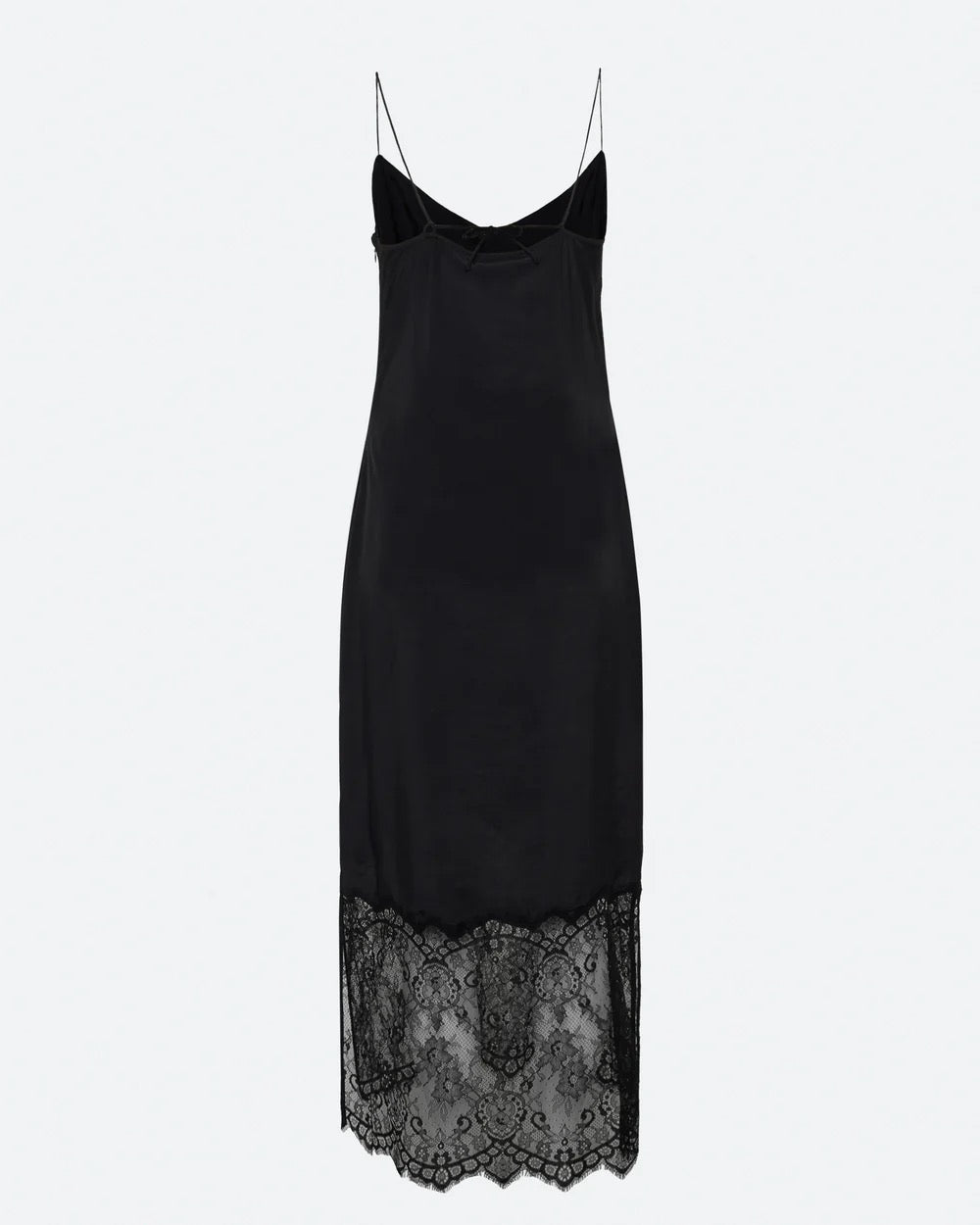 Elly Dress With Lace - Black