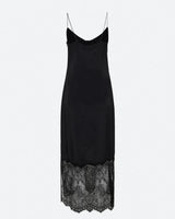 Elly Dress With Lace - Black