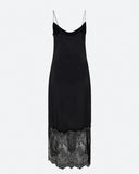 Elly Dress With Lace - Black