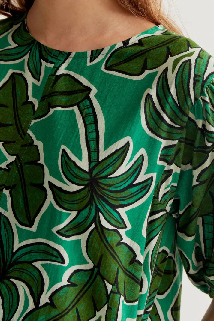Palm Tree Short Dress