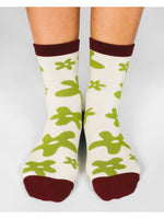 Flower Knit Ankle Sock