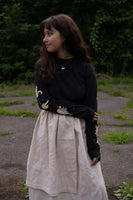 Night Swans Long Sleeve Printed Tee
