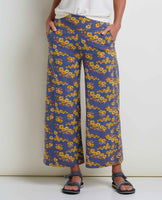 Chaka Wide Leg Pant - Blue Shadow Daisy