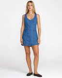 Lainey Mini Dress - Crystal Blue