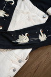Night Swans Long Sleeve Printed Tee