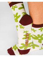 Flower Knit Ankle Sock