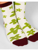 Flower Knit Ankle Sock