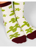 Flower Knit Ankle Sock