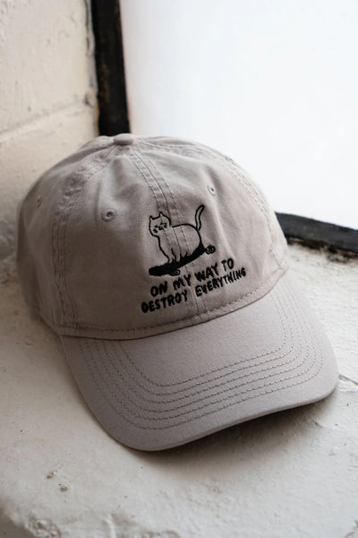 SK8 Dad Hat - Light Grey
