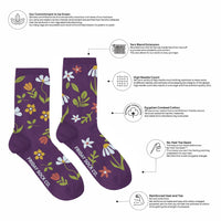 Modern Garden Party Mismatched Socks