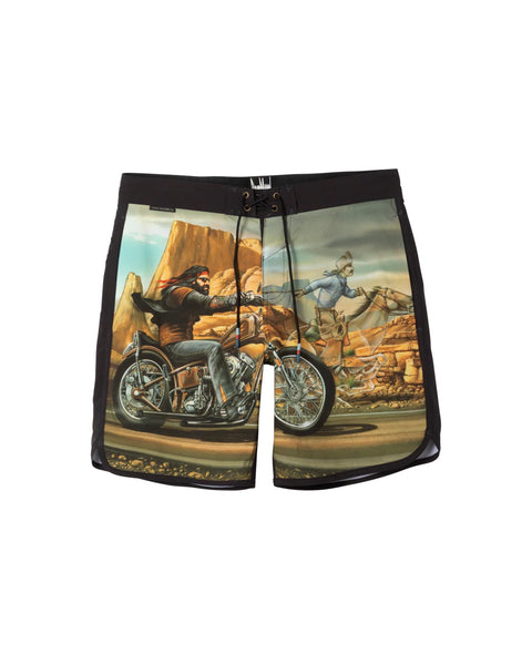 Ghostrider Board Short - Black