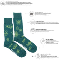Insect Mismatched Socks M