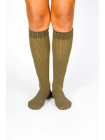 Grandpa Houndstooth Knee High Sock