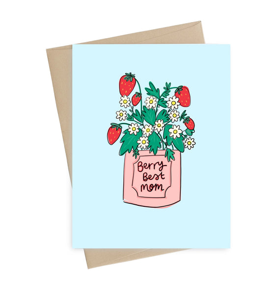 Berry Best Mom Card