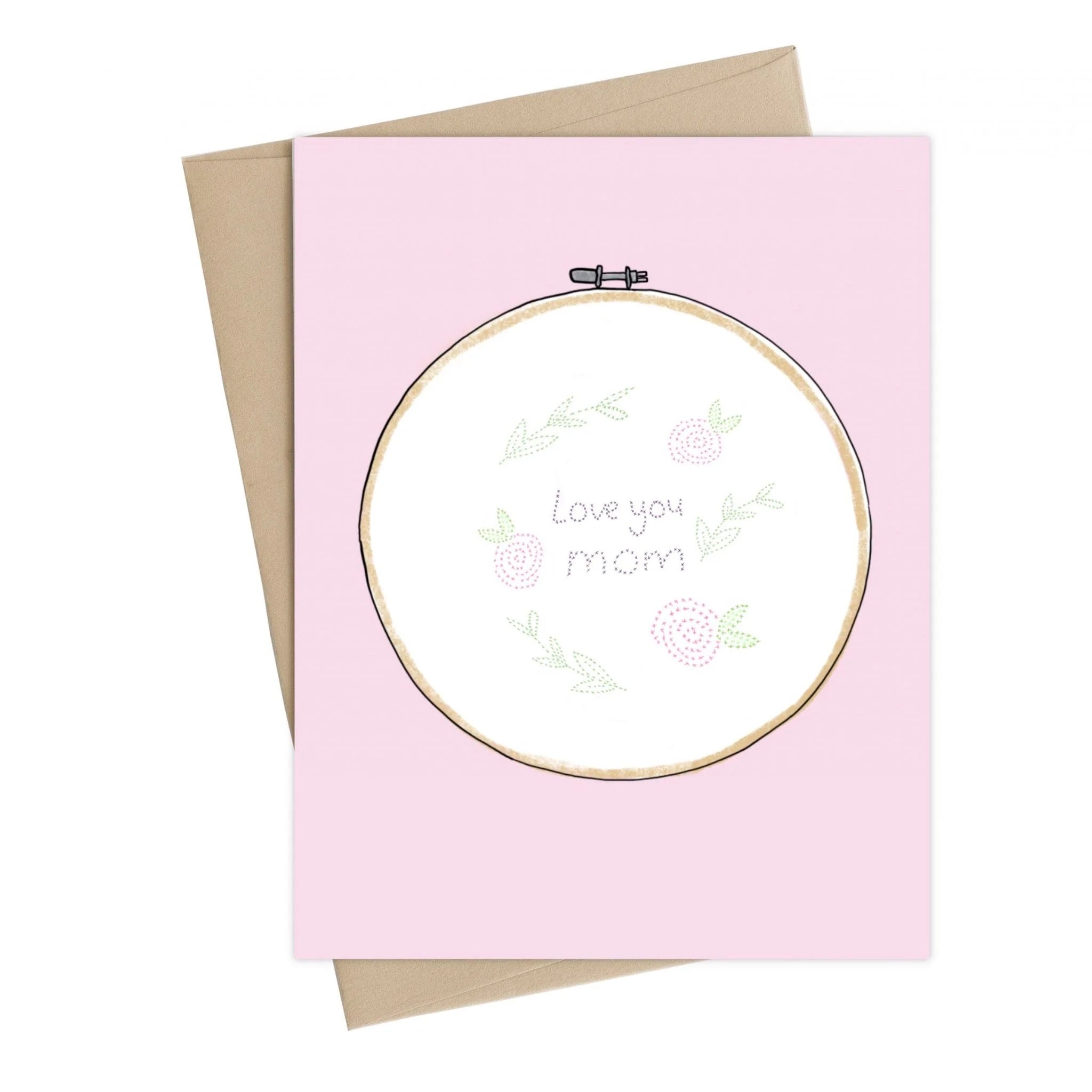 Mom Cross Stitch Card