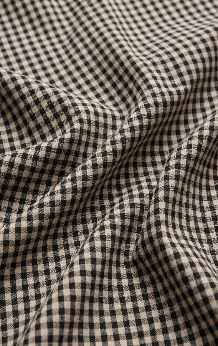 Merit Gingham Top - Black