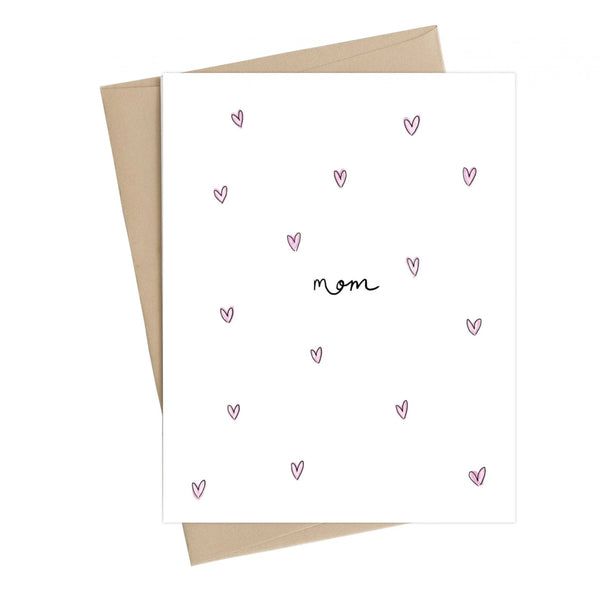 Mom Hearts Card