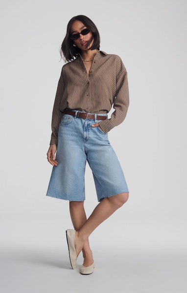 Akira Bermuda Shorts - Light Blue
